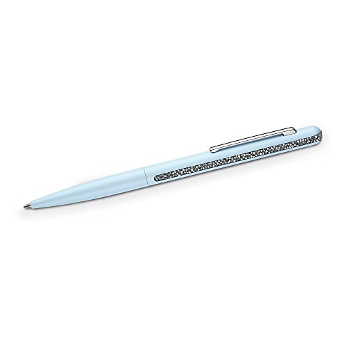 Swarovski Crystal Shimmer Kugelschreiber, Hellblauer, Verchromter Stift mit Edlen Swarovski Kristallen von Swarovski