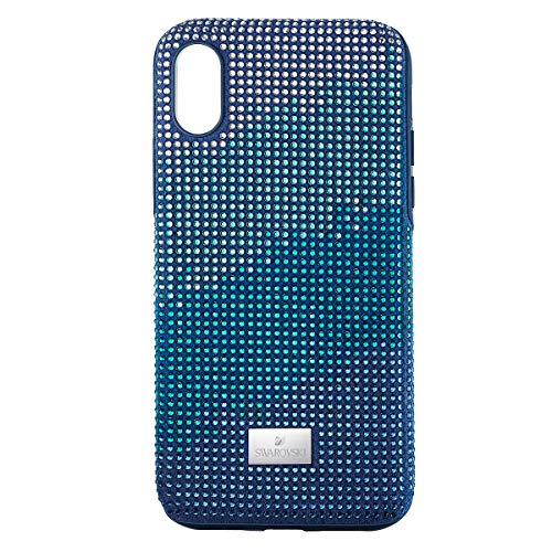 Swarovski Crystalgram Smartphone-Schutzhülle für Das iPhone X / XS, Blaue Handyhülle mit Funkelnden Swarovski Kristallen von Swarovski