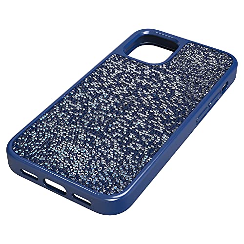 Swarovski Glam Rock Smartphone-Schutzhülle Das iPhone 12 mini, Blaue Handyhülle mit Strahlenden Swarovski Kristallen von Swarovski