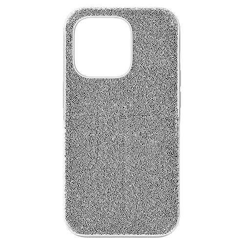 Swarovski High Smartphone-Schutzhülle für Das iPhone 14 Pro, Silberfarbene Handyhülle mit Strahlenden Swarovski Kristallen von Swarovski