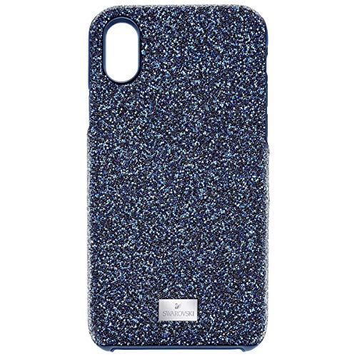 Swarovski High iPhone X Hülle mit integriertem Bumper Edelstahl Blau blau One Size von Swarovski