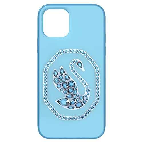 Swarovski Signum Smartphone-Schutzhülle für Das iPhone 12/12 Pro, Blaue Handyhülle mit Strahlenden Kristallen von Swarovski