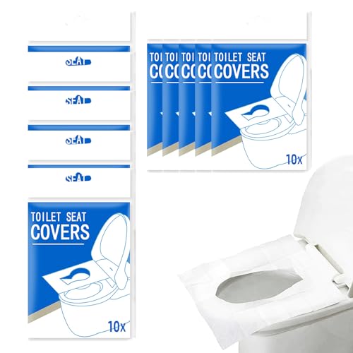100 Stück Einweg Toilettensitzbezug Papier Einweg Toilettenabdeckungen Toilettenauflage Spülbare Toilette Auflage Einweg Toilettenschutz Wc Sitzauflage für Unterwegs öffentlichen Toiletten 100 Stück Einweg Toilettensitzbezug Papier Einweg Toilettenabdeckungen Toilettenauflage Spülbare Toilette Auflage Einweg Toilettenschutz Wc Sitzauflage für Unterwegs öffentlichen Toiletten von Swavitie
