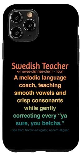 Schwedischlehrer Hülle für iPhone 11 Pro von Swedish Teacher Gifts & apparels