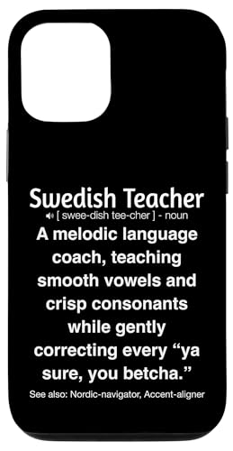 Schwedischlehrer Hülle für iPhone 12/12 Pro von Swedish Teacher Gifts & apparels