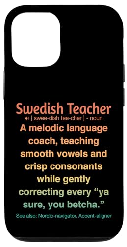 Schwedischlehrer Hülle für iPhone 12/12 Pro von Swedish Teacher Gifts & apparels