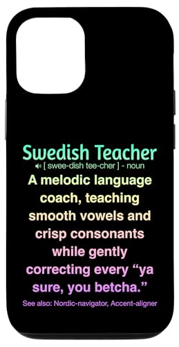 Schwedischlehrer Hülle für iPhone 12/12 Pro von Swedish Teacher Gifts & apparels