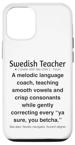 Schwedischlehrer Hülle für iPhone 12/12 Pro von Swedish Teacher Gifts & apparels