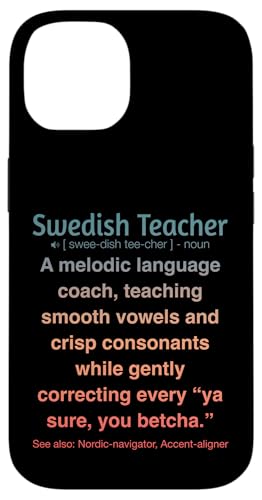 Schwedischlehrer Hülle für iPhone 14 von Swedish Teacher Gifts & apparels