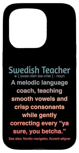 Schwedischlehrer Hülle für iPhone 15 Pro Schwedischlehrer Hülle für iPhone 15 Pro von Swedish Teacher Gifts & apparels