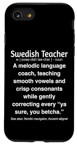 Schwedischlehrer Hülle für iPhone SE (2020) / 7 / 8 von Swedish Teacher Gifts & apparels