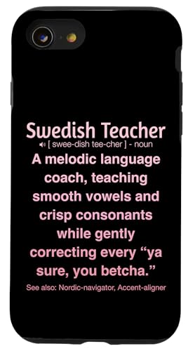 Schwedischlehrer Hülle für iPhone SE (2020) / 7 / 8 von Swedish Teacher Gifts & apparels