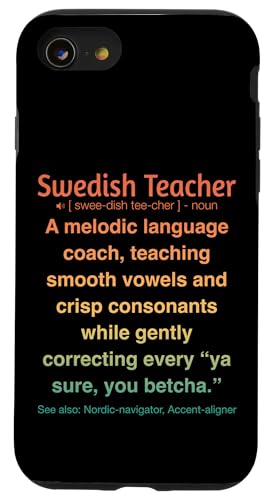 Schwedischlehrer Hülle für iPhone SE (2020) / 7 / 8 von Swedish Teacher Gifts & apparels