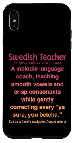 Schwedischlehrer Hülle für iPhone XS Max von Swedish Teacher Gifts & apparels