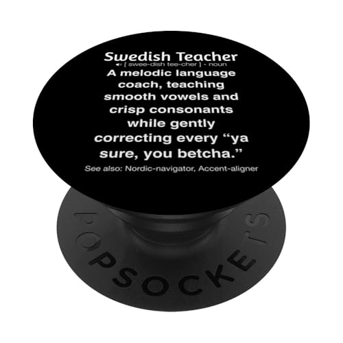 Schwedischlehrer PopSockets Klebender PopGrip von Swedish Teacher Gifts & apparels