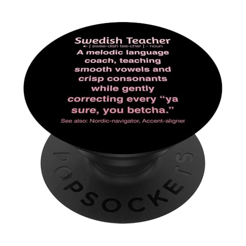 Schwedischlehrer PopSockets Klebender PopGrip von Swedish Teacher Gifts & apparels