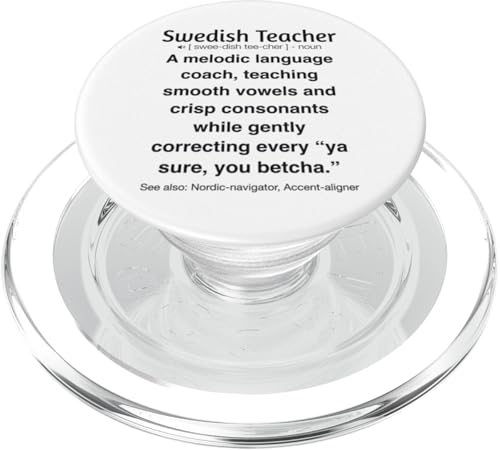 Schwedischlehrer PopSockets PopGrip für MagSafe von Swedish Teacher Gifts & apparels