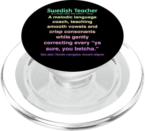 Schwedischlehrer PopSockets PopGrip für MagSafe von Swedish Teacher Gifts & apparels
