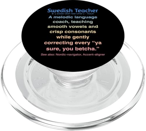 Schwedischlehrer PopSockets PopGrip für MagSafe von Swedish Teacher Gifts & apparels