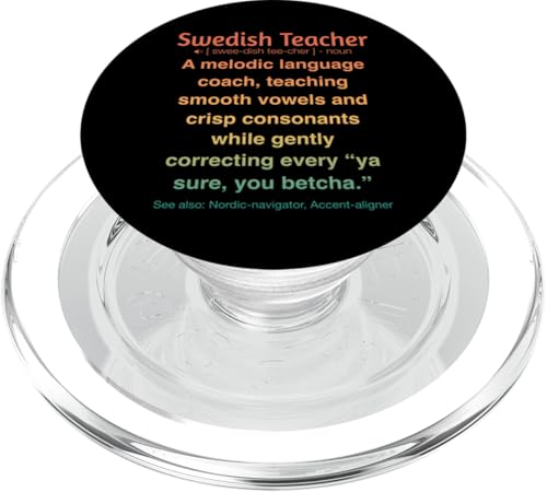 Schwedischlehrer PopSockets PopGrip für MagSafe von Swedish Teacher Gifts & apparels