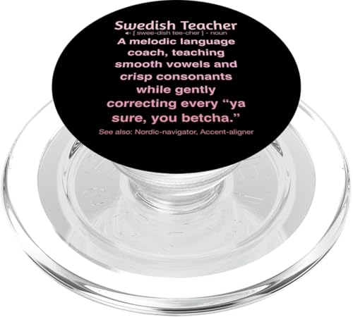 Schwedischlehrer PopSockets PopGrip für MagSafe von Swedish Teacher Gifts & apparels