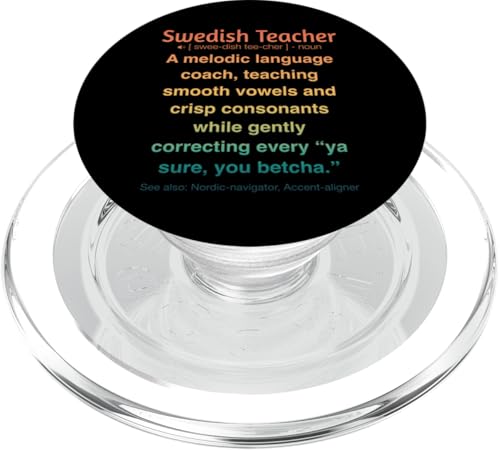 Schwedischlehrer PopSockets PopGrip für MagSafe von Swedish Teacher Gifts & apparels