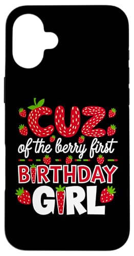 Cuz of the Berry Erstes Geburtstagskind Strawberry Cousin Cuz Hülle für iPhone 16 Plus von Sweet Berry Strawberry First Birthday Girl Apparel