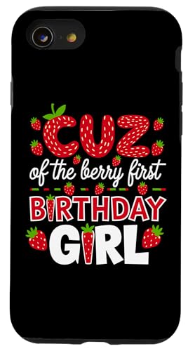 Cuz of the Berry Erstes Geburtstagskind Strawberry Cousin Cuz Hülle für iPhone SE (2020) / 7 / 8 von Sweet Berry Strawberry First Birthday Girl Apparel