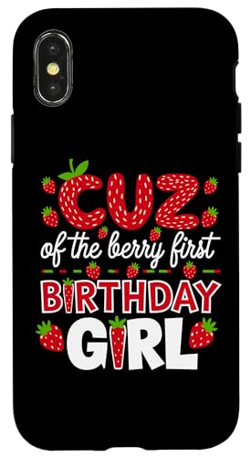 Cuz of the Berry Erstes Geburtstagskind Strawberry Cousin Cuz Hülle für iPhone X/XS Cuz of the Berry Erstes Geburtstagskind Strawberry Cousin Cuz Hülle für iPhone X/XS von Sweet Berry Strawberry First Birthday Girl Apparel