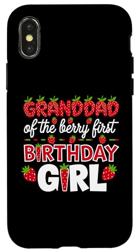 Granddad of the Berry, erstes Geburtstagskind, Erdbeeropa Hülle für iPhone X/XS Granddad of the Berry, erstes Geburtstagskind, Erdbeeropa Hülle für iPhone X/XS von Sweet Berry Strawberry First Birthday Girl Apparel