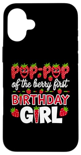 Pop Pop of the Berry Erstes Geburtstagskind, Erdbeeropa Hülle für iPhone 16 Plus Pop Pop of the Berry Erstes Geburtstagskind, Erdbeeropa Hülle für iPhone 16 Plus von Sweet Berry Strawberry First Birthday Girl Apparel