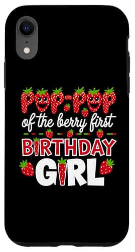 Pop Pop of the Berry Erstes Geburtstagskind, Erdbeeropa Hülle für iPhone XR Pop Pop of the Berry Erstes Geburtstagskind, Erdbeeropa Hülle für iPhone XR von Sweet Berry Strawberry First Birthday Girl Apparel