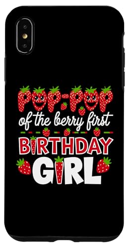 Pop Pop of the Berry Erstes Geburtstagskind, Erdbeeropa Hülle für iPhone XS Max Pop Pop of the Berry Erstes Geburtstagskind, Erdbeeropa Hülle für iPhone XS Max von Sweet Berry Strawberry First Birthday Girl Apparel