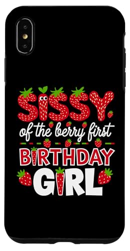 Sissy of the Berry Mädchen zum ersten Geburtstag Strawberry Sister Sis Hülle für iPhone XS Max Sissy of the Berry Mädchen zum ersten Geburtstag Strawberry Sister Sis Hülle für iPhone XS Max von Sweet Berry Strawberry First Birthday Girl Apparel