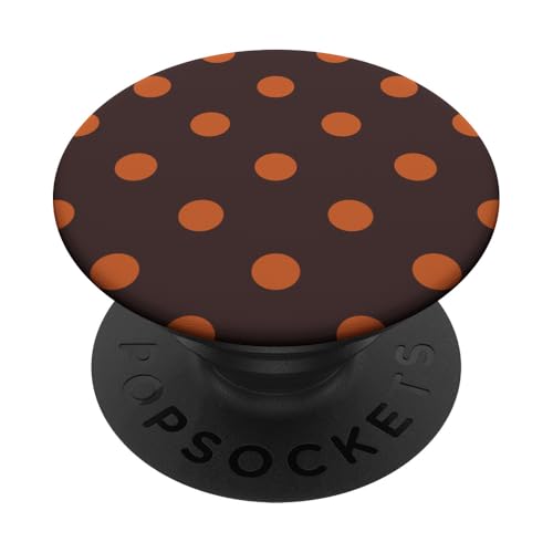 Süß, Orange und Braun, gepunktetes Muster PopSockets Klebender PopGrip Süß, Orange und Braun, gepunktetes Muster PopSockets Klebender PopGrip von Sweet Polka Dot Designs
