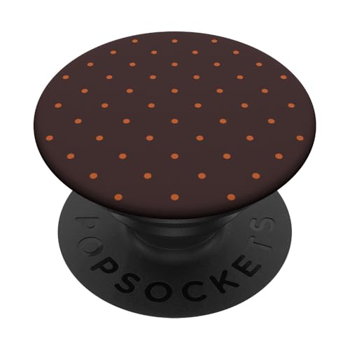 Süß, Orange und Braun, gepunktetes Muster PopSockets Klebender PopGrip Süß, Orange und Braun, gepunktetes Muster PopSockets Klebender PopGrip von Sweet Polka Dot Designs