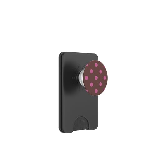 Süß, rosa und braun, gepunktet PopSockets PopWallet für MagSafe Süß, rosa und braun, gepunktet PopSockets PopWallet für MagSafe von Sweet Polka Dot Designs