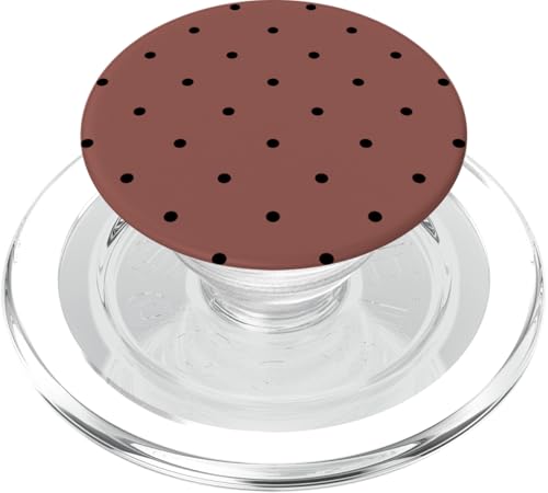 Süß, schwarz und braun, gepunktet PopSockets PopGrip für MagSafe Süß, schwarz und braun, gepunktet PopSockets PopGrip für MagSafe von Sweet Polka Dot Designs