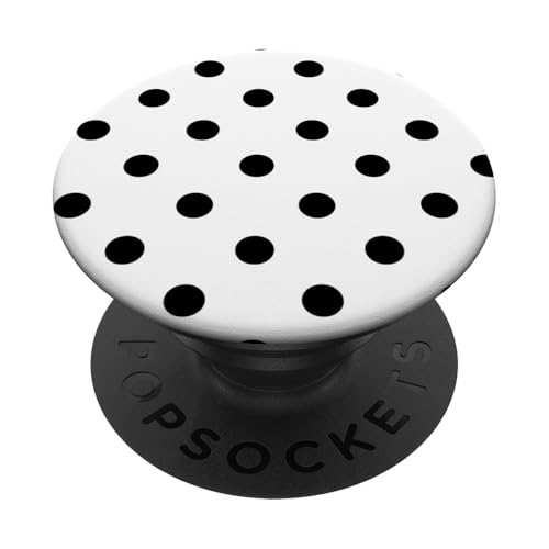 Süß, schwarz und weiß, gepunktet PopSockets Klebender PopGrip Süß, schwarz und weiß, gepunktet PopSockets Klebender PopGrip von Sweet Polka Dot Designs