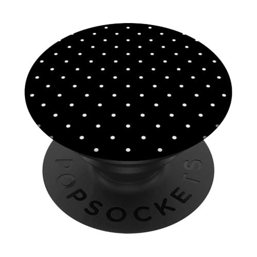 Süß, schwarz und weiß, gepunktet PopSockets Klebender PopGrip Süß, schwarz und weiß, gepunktet PopSockets Klebender PopGrip von Sweet Polka Dot Designs