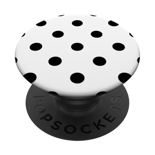 Süß, schwarz und weiß, gepunktet PopSockets Klebender PopGrip Süß, schwarz und weiß, gepunktet PopSockets Klebender PopGrip von Sweet Polka Dot Designs