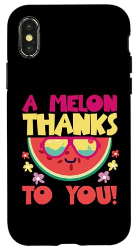 A Melon Thanks To You Wassermelone Hülle für iPhone X/XS A Melon Thanks To You Wassermelone Hülle für iPhone X/XS von Sweet Watermelon Designs For Summer And Beach