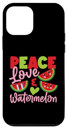 Frieden, Liebe und Wassermelone Hülle für iPhone 12 mini Frieden, Liebe und Wassermelone Hülle für iPhone 12 mini von Sweet Watermelon Designs For Summer And Beach
