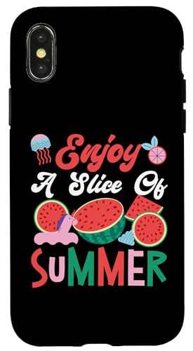 Genießen Sie ein Stück Sommer-Wassermelone Hülle für iPhone X/XS Genießen Sie ein Stück Sommer-Wassermelone Hülle für iPhone X/XS von Sweet Watermelon Designs For Summer And Beach