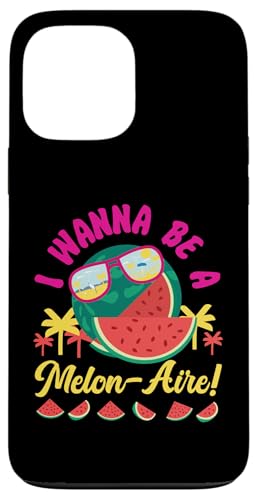 I Wanna Be A Melon-Aire! Wassermelone Hülle für iPhone 13 Pro Max I Wanna Be A Melon-Aire! Wassermelone Hülle für iPhone 13 Pro Max von Sweet Watermelon Designs For Summer And Beach