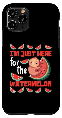 Ich bin nur wegen der Wassermelone hier Hülle für iPhone 11 Pro Ich bin nur wegen der Wassermelone hier Hülle für iPhone 11 Pro von Sweet Watermelon Designs For Summer And Beach