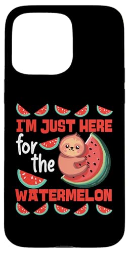 Ich bin nur wegen der Wassermelone hier Hülle für iPhone 15 Pro Max Ich bin nur wegen der Wassermelone hier Hülle für iPhone 15 Pro Max von Sweet Watermelon Designs For Summer And Beach