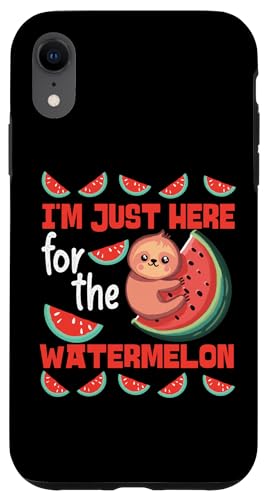 Ich bin nur wegen der Wassermelone hier Hülle für iPhone XR Ich bin nur wegen der Wassermelone hier Hülle für iPhone XR von Sweet Watermelon Designs For Summer And Beach