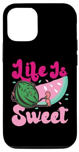 Life Is Sweet Wassermelone Hülle für iPhone 12/12 Pro Life Is Sweet Wassermelone Hülle für iPhone 12/12 Pro von Sweet Watermelon Designs For Summer And Beach