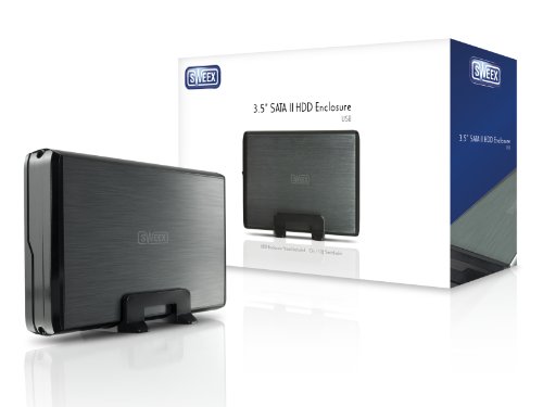 Sweex ST032 Festplattengehäuse (8,8 cm (3,5 Zoll), SATA II, USB) von Sweex